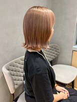 ジルバイジアン(JILL by GIEN)&nbsp;ハイトーンベージュ/ミディアム/外ハネ