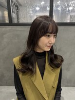 トーン(tone)&nbsp;ココアブラウンカラー/顔まわりカット/盛れる顔まわりカット