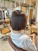 【元町】オーガニックカラー/髪質改善/ショートボブ