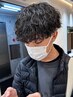 【再来限定】メンズカット+波巻きパーマ