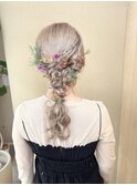 【編み下ろしアレンジ】 金山/名古屋/ヘアセット