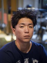 メリケンバーバーショップ コウベ(MERICAN BARBERSHOP KOBE)&nbsp;メンズカットアップバングスパイキーテーパーフェード