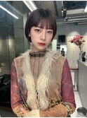 似合わせカット　ショート　シースルーバング