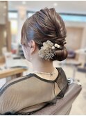 結婚式お呼ばれヘア
