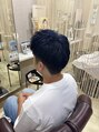 ルシードスタイルアンディアーモ(LUCIDO STYLE andiamo)&nbsp;初ブリーチでブルーブラック^^色落ちまで楽しんでいただけます