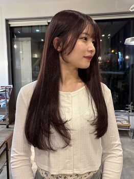 トリスター(TREASTAR)の写真/【HOT PEPPER Beauty AWARD 2025 BEST SALON 注目サロン選出】乾かすだけでキマる、再現性の高い美髪へ。