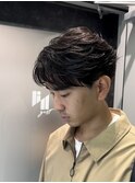 ニュアンスパーマスペインカールフェザーパーマメンズパーマ