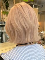 エリマ 横浜西口(elima)&nbsp;横浜西口ダブルカラータッセルボブミルクティーベージュカラー