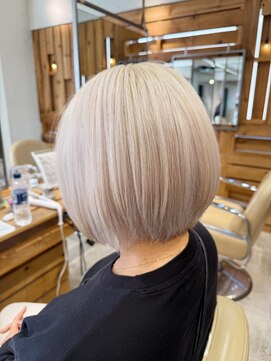 メロウマン(mellowman) ホワイトブロンド×スペシャルケアブリーチ【立川】