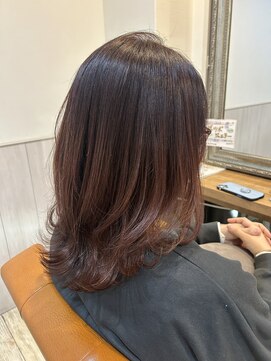 クラス リノ(CLASS lino) レイヤーカット×カシスブラウン☆