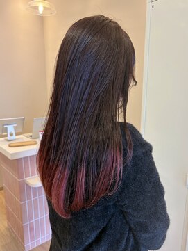 エウ(eu) グラデーションカラー/裾カラー