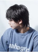 ツーブロックショート/韓国風マッシュ/フリックパーマ