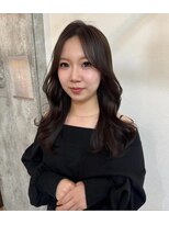 ムージー(moug)&nbsp;グレージュカラー/暗髪/韓国/広島/袋町