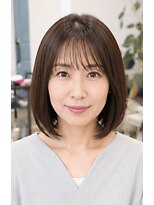 ヘアアトリエ ナイン(hair atelier nine)&nbsp;ダークパープル/ナチュラルショート/夏のヘアアレンジ/福島市