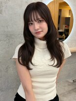アロ 梅田(alo) 【苗代萌】ブリーチなしでできるチョコレートブラウン