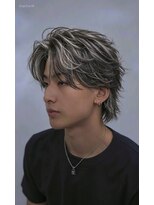 メンズ サロン ドット トウキョウ 町田店(men's salon dot. tokyo)&nbsp;ハイライト×フェザーウルフ