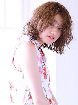 アースオーセンティック うるま店(EARTH Authentic) ふわっと柔らかうぶカールボブ【EARTHうるま】