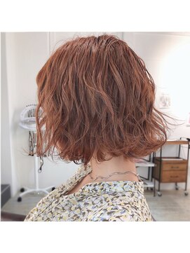 オーイット(ooit) ＊オレンジベージュ×ウェーブボブ＊