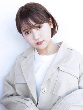 アイティー バイ アルバム 浦和店(IT by ALBUM) ワンカールボブ_ココアブラウンフリンジウェーブ_67229