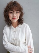 カンナ(Canna)&nbsp;エアリーミディ/ショートパーマ/黒髪/ホワイトアッシュ/TOKIO