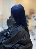 シャイン(Shine)&nbsp;ロング / ディープブルー / 韓国ヘア