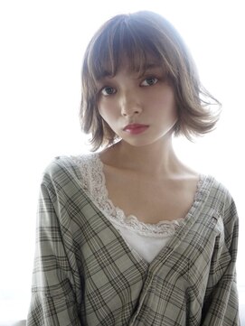 セシルヘアー(CECIL hair) CECIL 下北沢　外ハネボブ×外国人風カラー