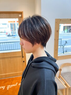 ルプティボア(Le petit bois) 柔らかい質感のハンサムマッシュショート☆