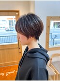 柔らかい質感のハンサムマッシュショート☆