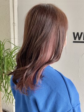 アンダーバーホワイト 広島 並木店(_WHITE) インナーホワイトピンク