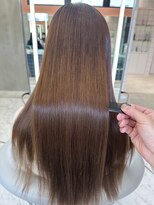 ロンドルーチェ 心斎橋(Lond luce)&nbsp;ダークアッシュ/ミディアムレイヤーカット［髪質改善/縮毛矯正］