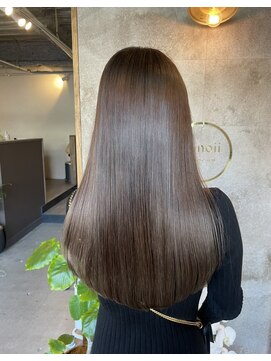 アノイ ポム(annoii_pom) 透け感ブラウン