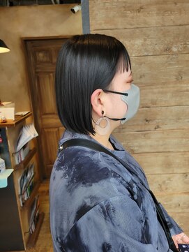 オーストヘアーベンヌ(Aust hair Bennu) 暗髪 bob