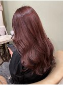 チェリーピンク レッド系 愛されロング