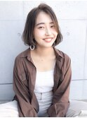 ふんわりレイヤーボブ