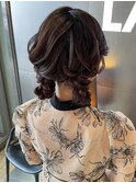札幌ヘアセット/お団子ツイン