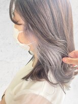 ブルー(BLUE)&nbsp;インナーカラー シルバー 透明感 mt___213r