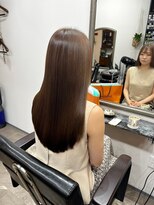 シアー 大阪梅田(SHEER.) 髪質改善カラー×ベージュブラウン【大阪梅田,中崎町美容室】