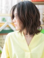 カバーヘア ブリス 志木南口駅前店(COVER HAIR bliss) ■くせ毛風ゆるふわかきあげボブパーマ307-2志木20代30代40代