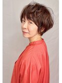 大人のふんわりショート30代40代50代60代ショートカット