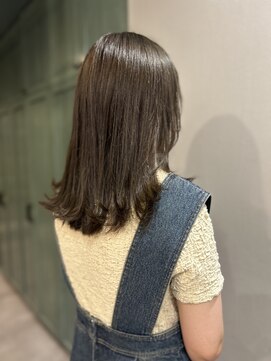 ヘアサロン ナノ(hair salon nano) オリーブカラー/韓国レイヤー/艶髪/レイヤースタイル