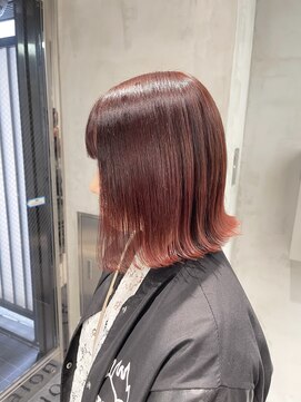 アールプラスヘアサロン(ar+ hair salon) 【新宿/新宿三丁目/ダブルカラー/ハイトーン/チェリーレッド】