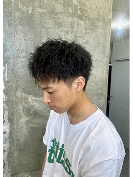 メンズサロン キング 梅田店(Men’s salon K!ng) 波巻きツイストスパイラルパーマ/フェザーパーマ/眉毛/メンズ