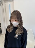 インナーカラー/ブラウン×ベージュ