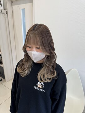 ベルバイグレイス(BELLE by grace) インナーカラー/ブラウン×ベージュ