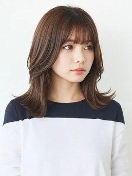 グルグル 本八幡店(GULGUL) ミディアム/顔周り/ブリーチなしカラー/前髪/本八幡