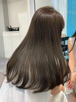 ニトバイアンキシム(nit by ahnkism)&nbsp;ミディアムロングレイヤーカットブリーチなしダブルカラー堀江