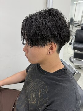 ロンド ローガン 名駅(Lond LOGAN) 【Lond LOGAN亀井】メッシュ×ツイストスパイラル　メンズパーマ