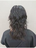 ミディアムレイヤー×パーマ