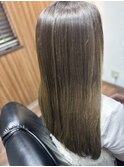 カラー カット オリーブカラー 透明感カラー ヘアケア
