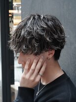 フィフス トウキョウ (fifth TOKYO) メンズハイライトパーマ波巻きスパイラルパーマメンズカラー